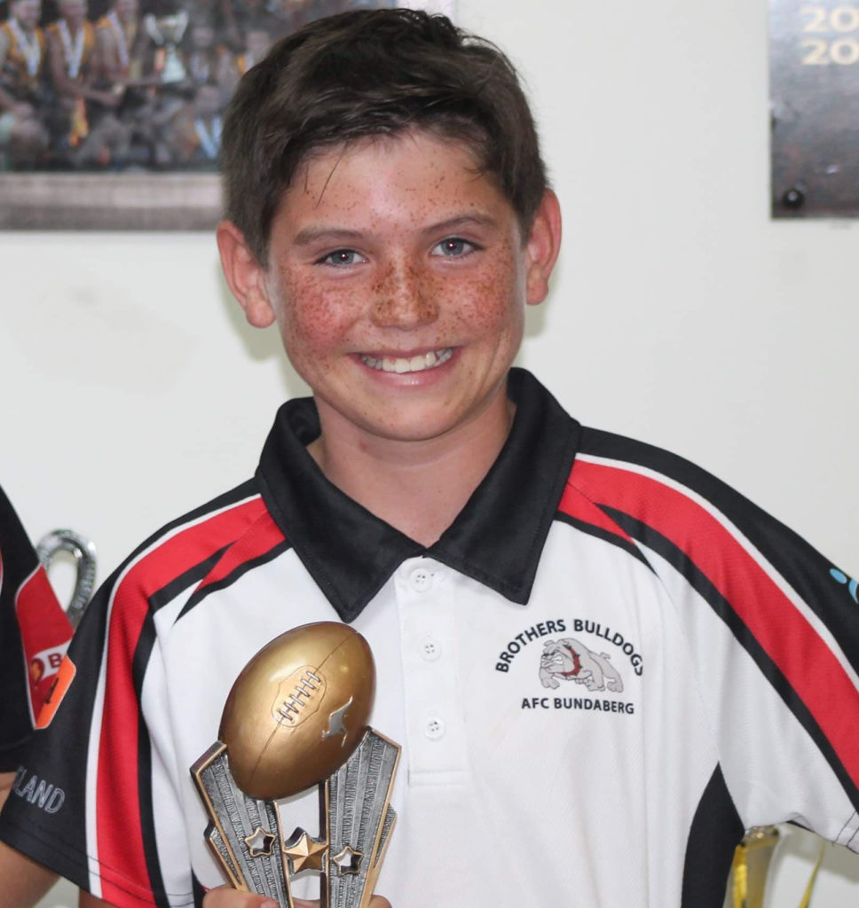 Troy Chamberlain is kicking goals in his first ever season, coming away with a bag of awards.