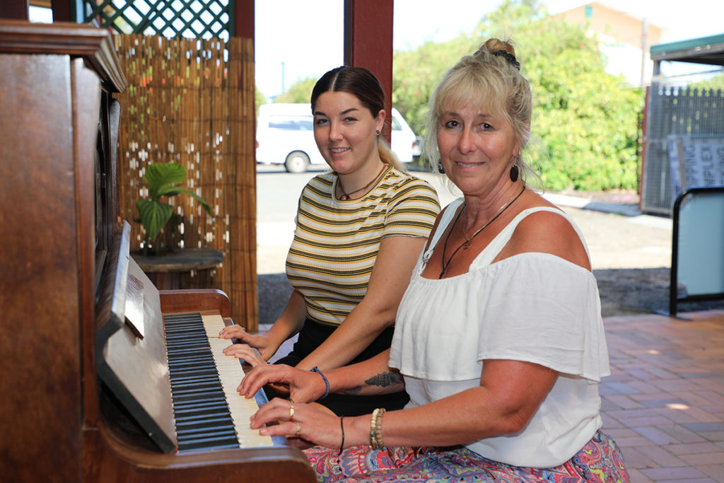 Community piano in Burnett Heads