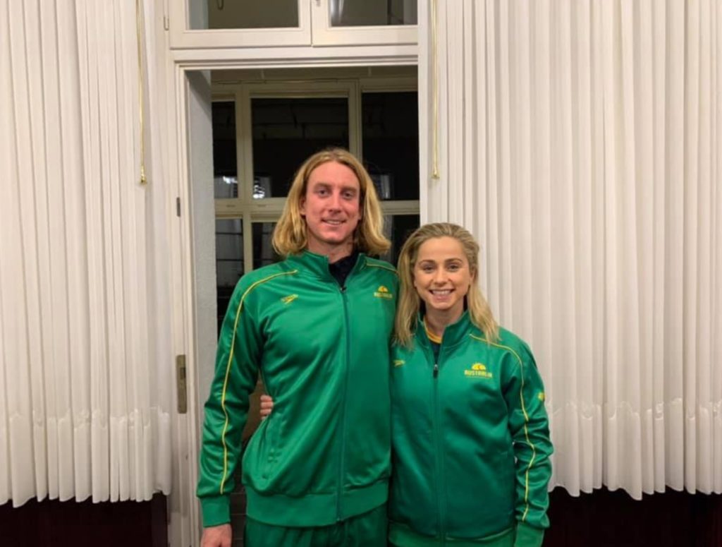 Matt Davis and Prue Davies will captain the Australian Life Saving team.