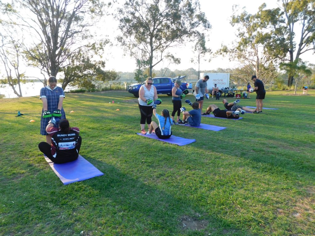 Reclink Australia pull up in parks and open spaces to offer activities for anyone to participate in.