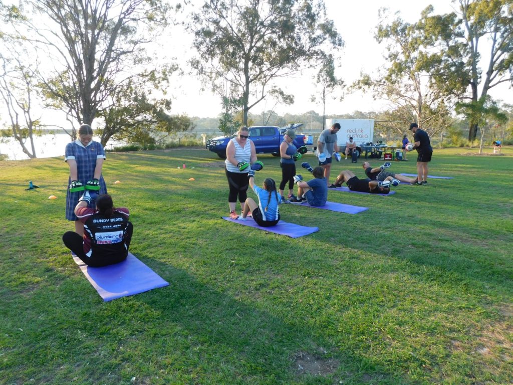 Reclink Australia pull up in parks and open spaces to offer activities for anyone to participate in. 