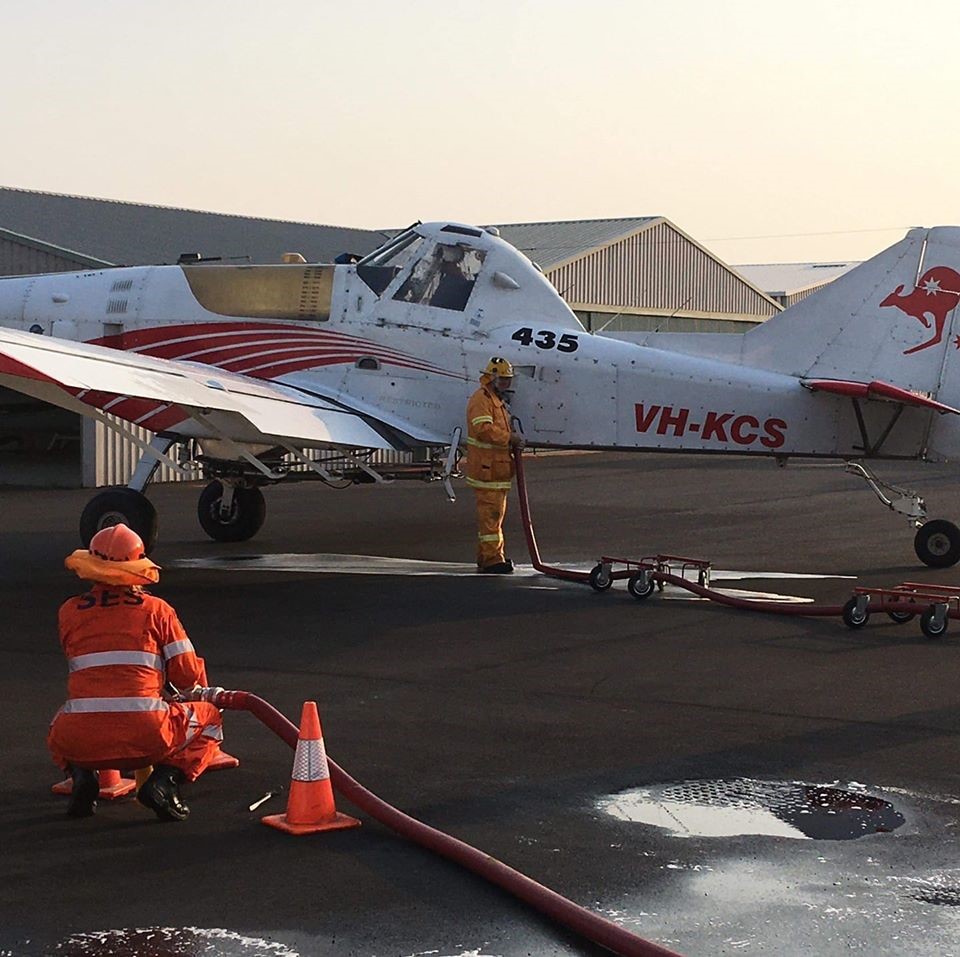 114 planes were filled at Bundaberg Regional Airport on Tuesday