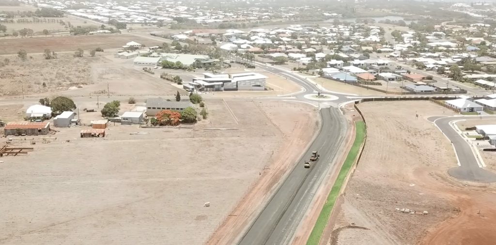 Hughes Road extension progress