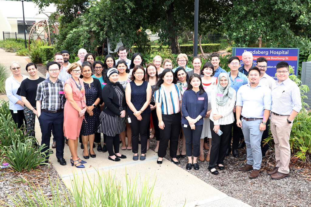 New doctors attending the Bundaberg Hospital Orientation Week.