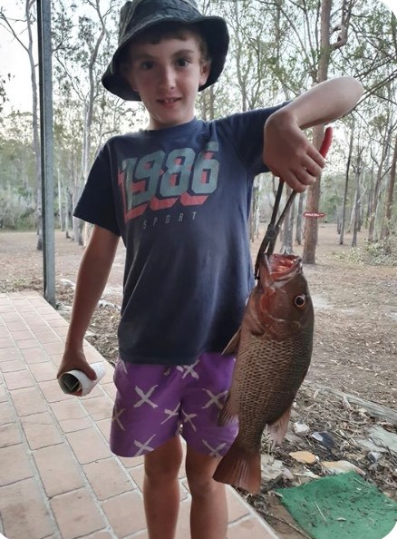 Regal Smart with his personal best mangrove jack caught recently.