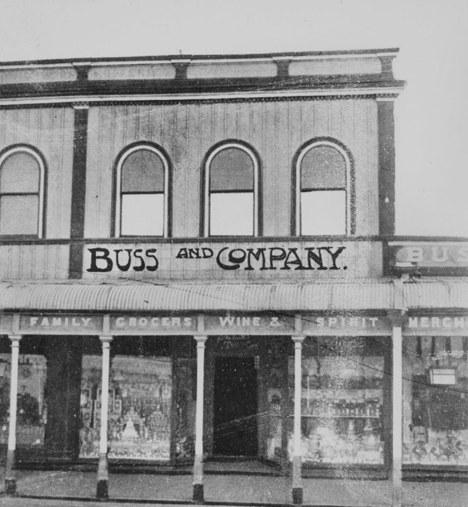 Shopfront of Buss & Co