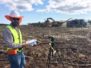 USC researcher Dr Michael Berry will lead the two-year study that aims to develop viable alternatives for timber waste left behind from annual log harvests of more than 1.25 million tonnes from the Fraser Coast plantation estate.