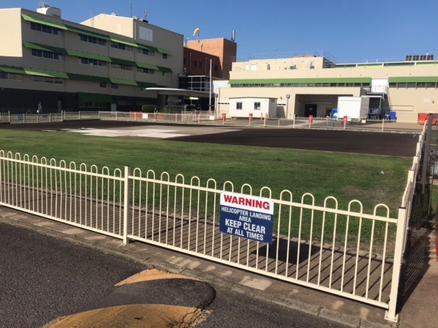 Bundaberg Hospital helipad