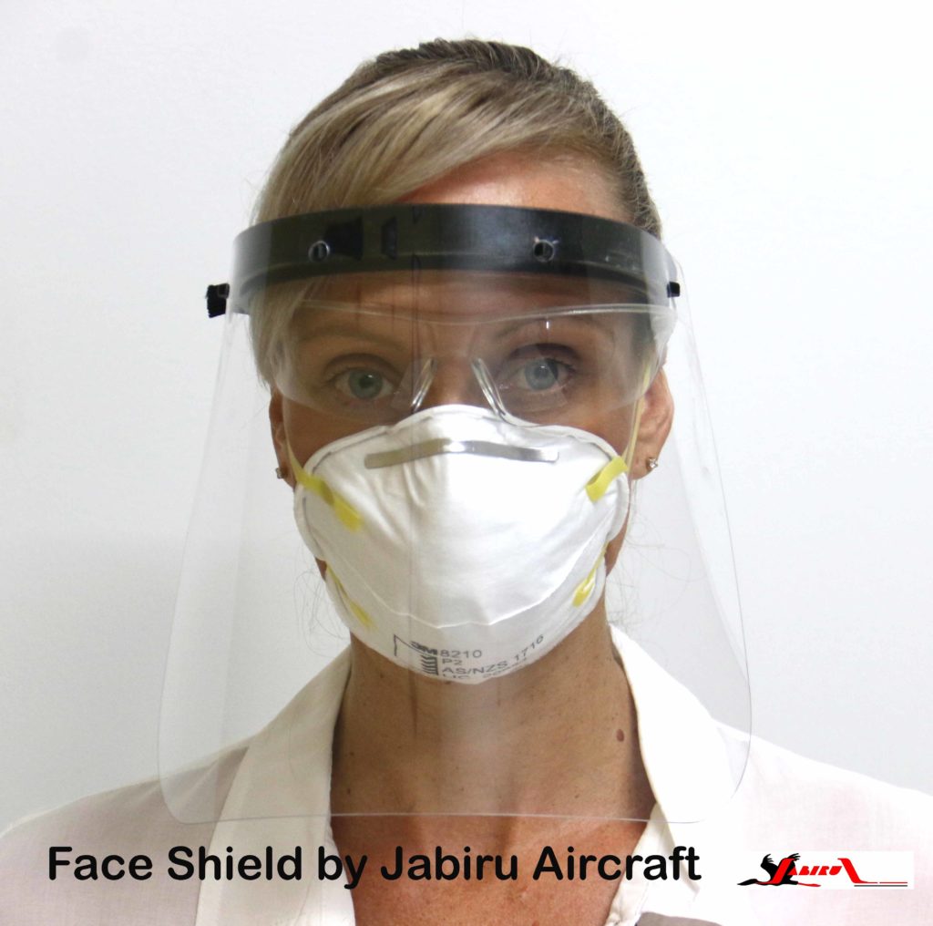 Jabiru Aircraft face shields