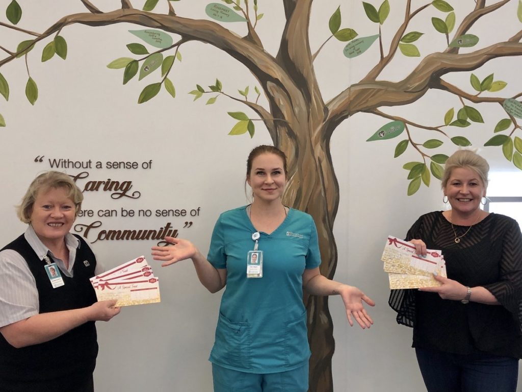 Nurses coffee vouchers