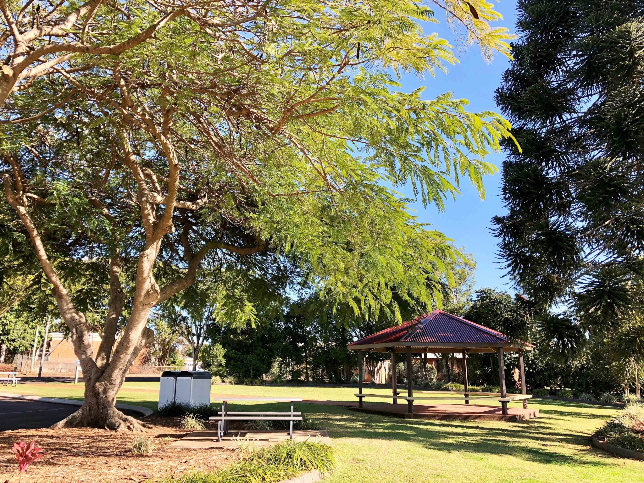 Apex Tramway Park prior to the commencement of the new play equipment.