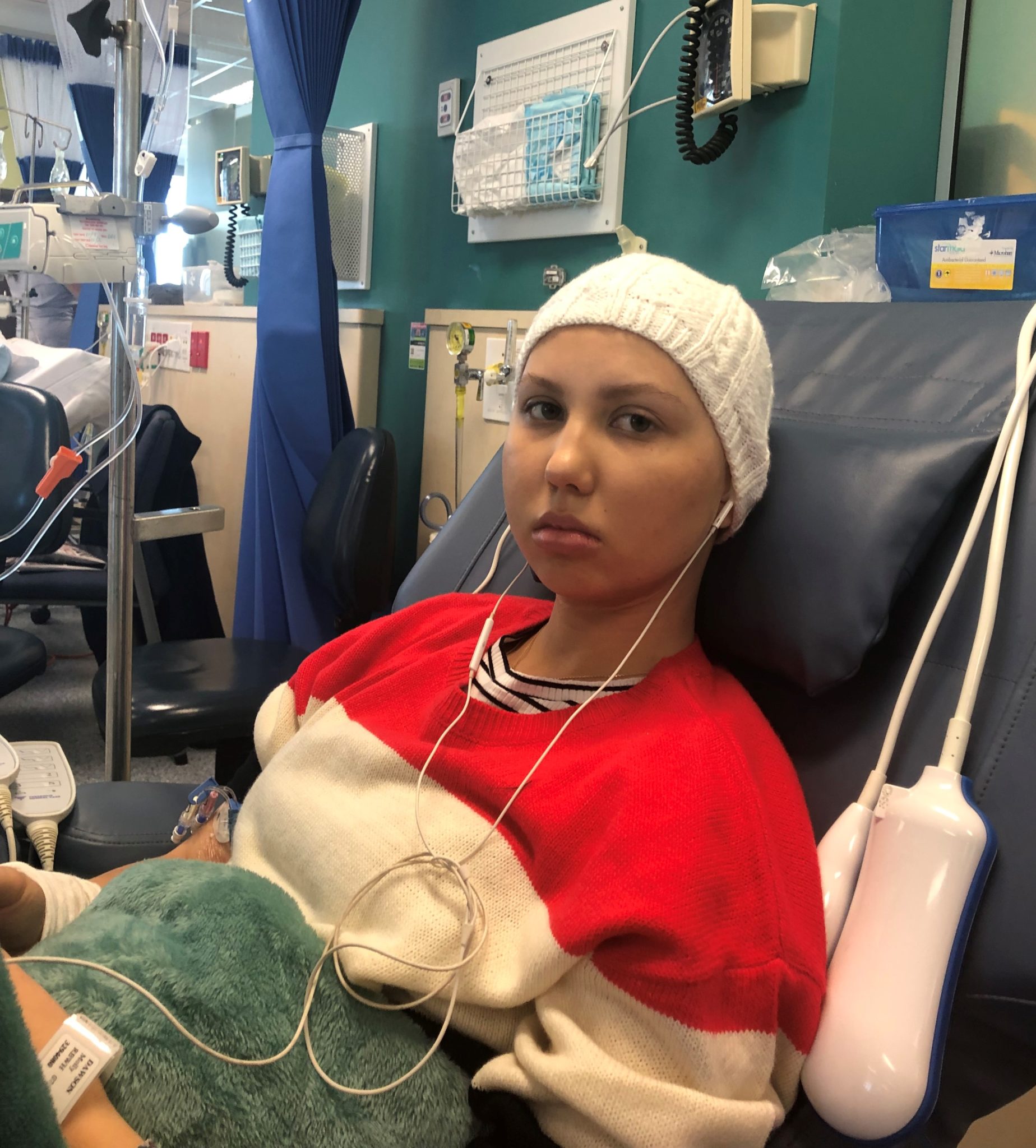 Molly Dawson was diagnosed with Hodgkin Lymphoma