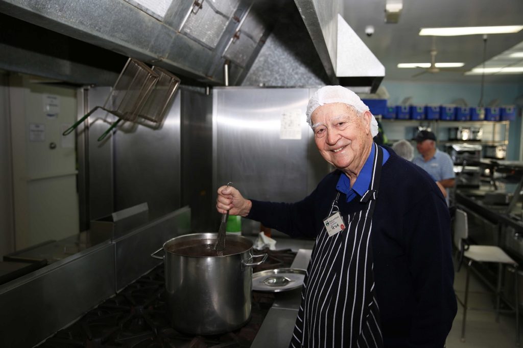 Volunteer OAM Peter Donghi has been volunteering his time at Bundaberg Meals on Wheels since 2003.