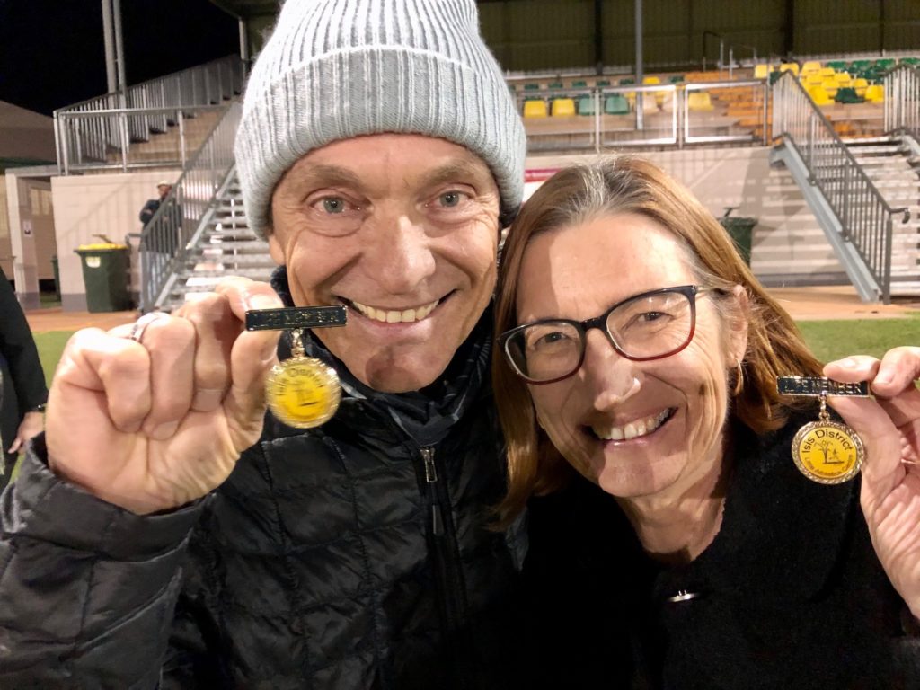 Andrew and Karen Cole were awarded Life Membership of the Isis District Little Athletics Club at the club’s award night on Saturday.