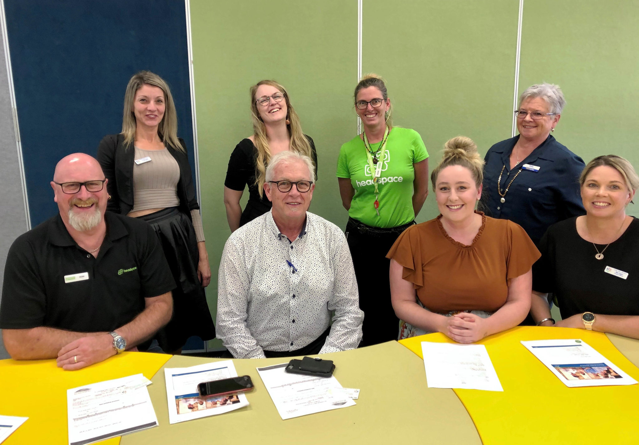 The Bundaberg Jobs Commitment team taking a presentation on successful resume writing to Isis High School this week are (rear from left) Jo Donnison, Sam Jensen, Cristel Simmonds and Betty Lappin. Front (from left) Dean Hyland, Chris Kettle, Amber Lutter and Rebecca Egan.