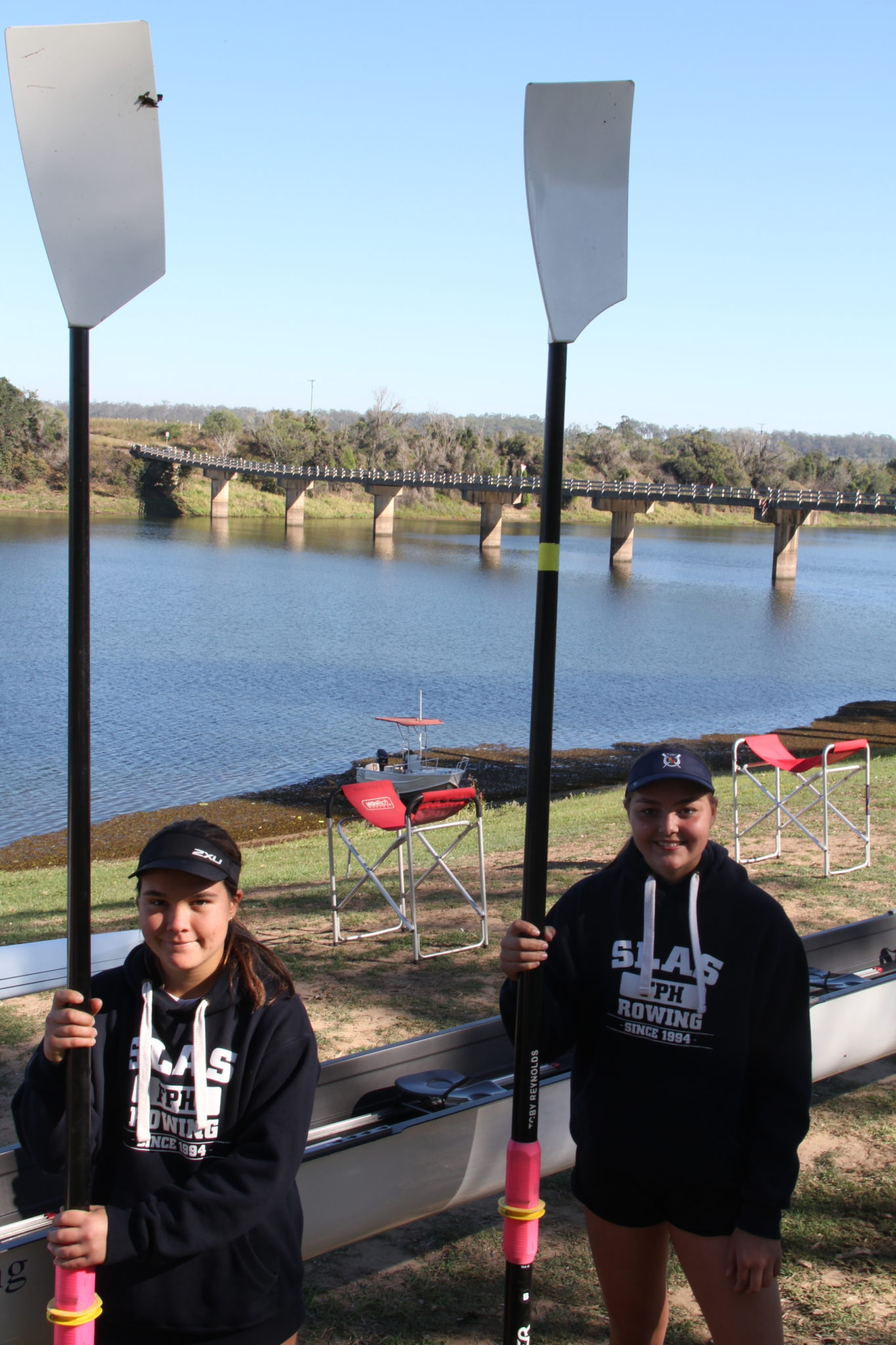 Sienna Clarke and Asia Heaps were pleased with their performance at the Time Trials at Bucca last Saturday