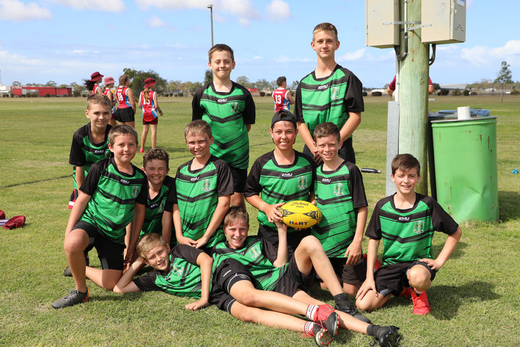 Winners of the Primary All Schools Boys Touch Tournament - East State School All Boys Team.