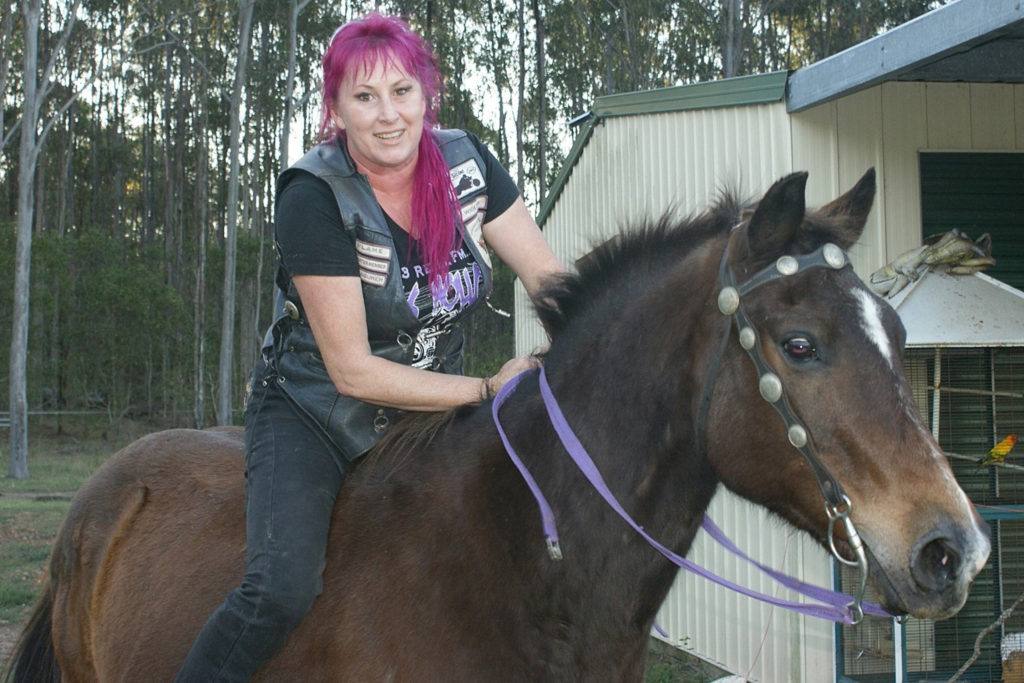 Horses have always been a passion for Flame who was raised on her family’s property near Broken Hill.