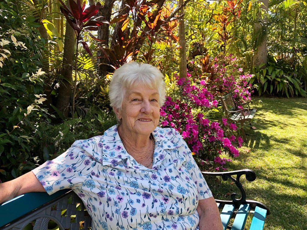 Doreen Cole has invested decades into establishing a broad expanse of gardens at South Isis near Childers.
