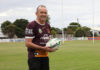Cr Vince Habermann at Salter Oval Rugby fields.