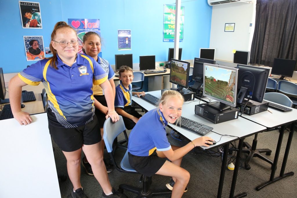 Kalkie State School students