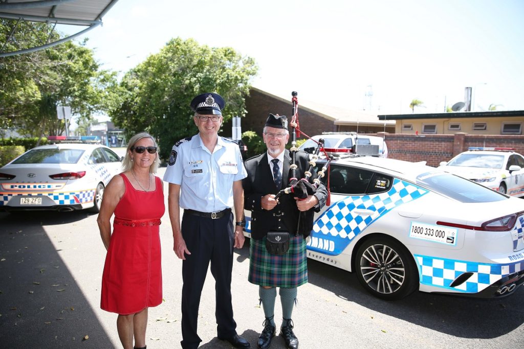 Brett Gillard donned his badge and cap for the last time