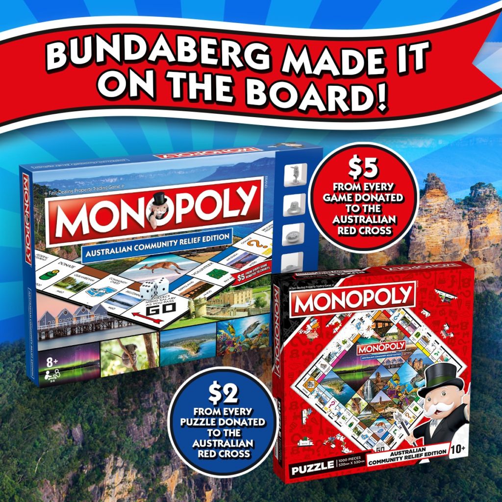 Bundaberg Monopoly board