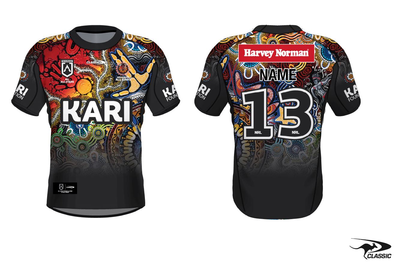 Indigenous All Stars 2021 NRL Ladies On Field Jersey Sizes 8-22 BNWT 