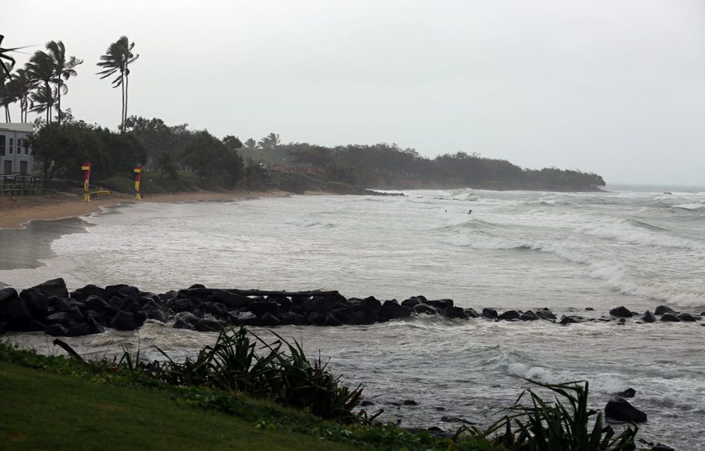 Kellys Beach rain