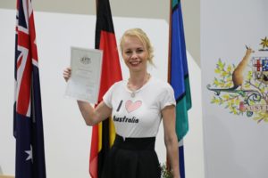 Australia Day citizenship Katrin Rosse
