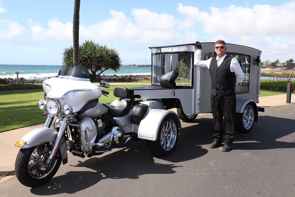 harley hearse