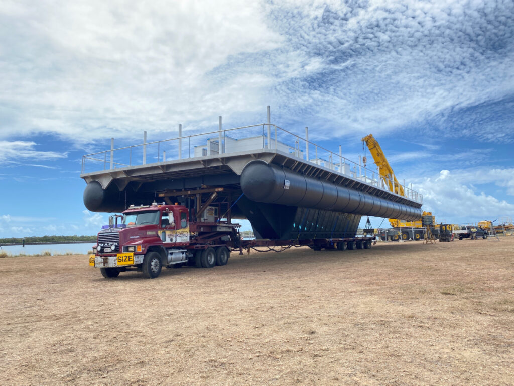 Lady Musgrave Pontoon launch