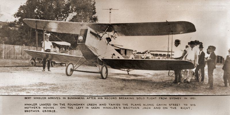 Bert Hinkler record-breaking flight