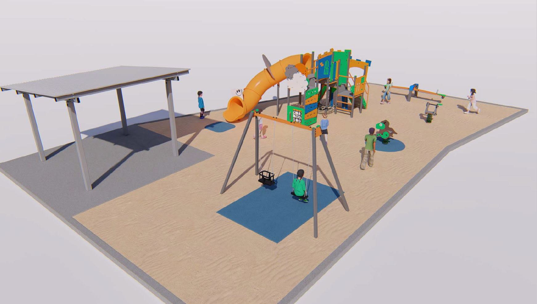 The new Habitat Estate playground designed by local company WillPlay