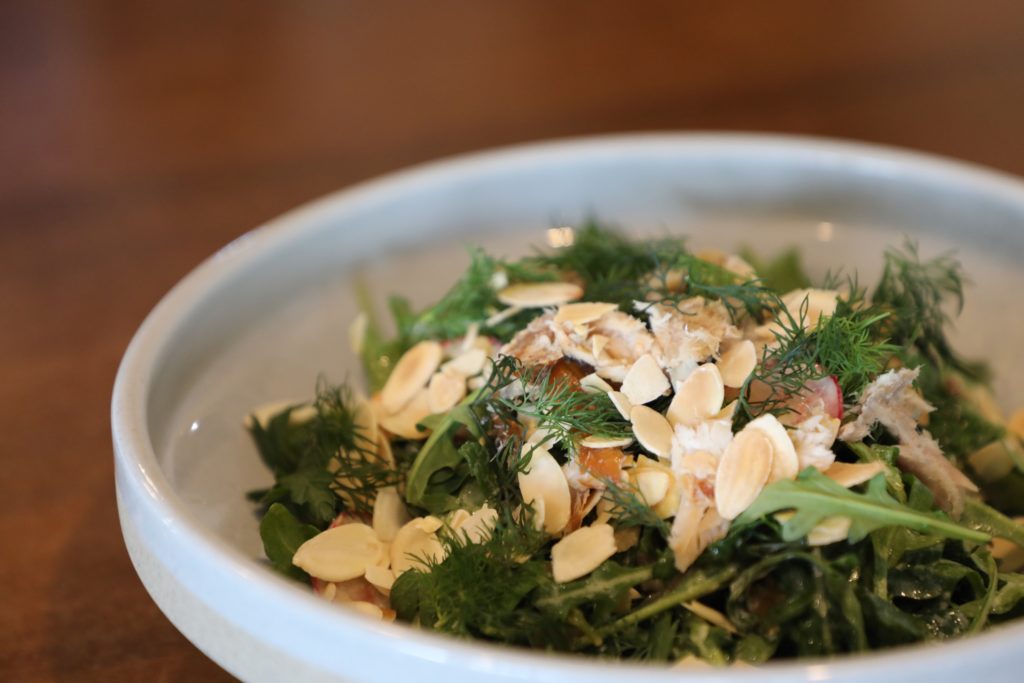 smoked mackerel salad