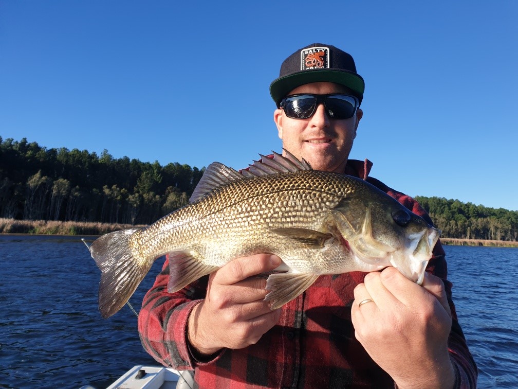bass biting at lake gregory