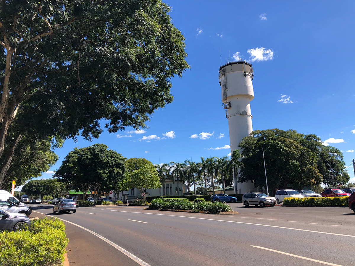 Childers Water Tower mural