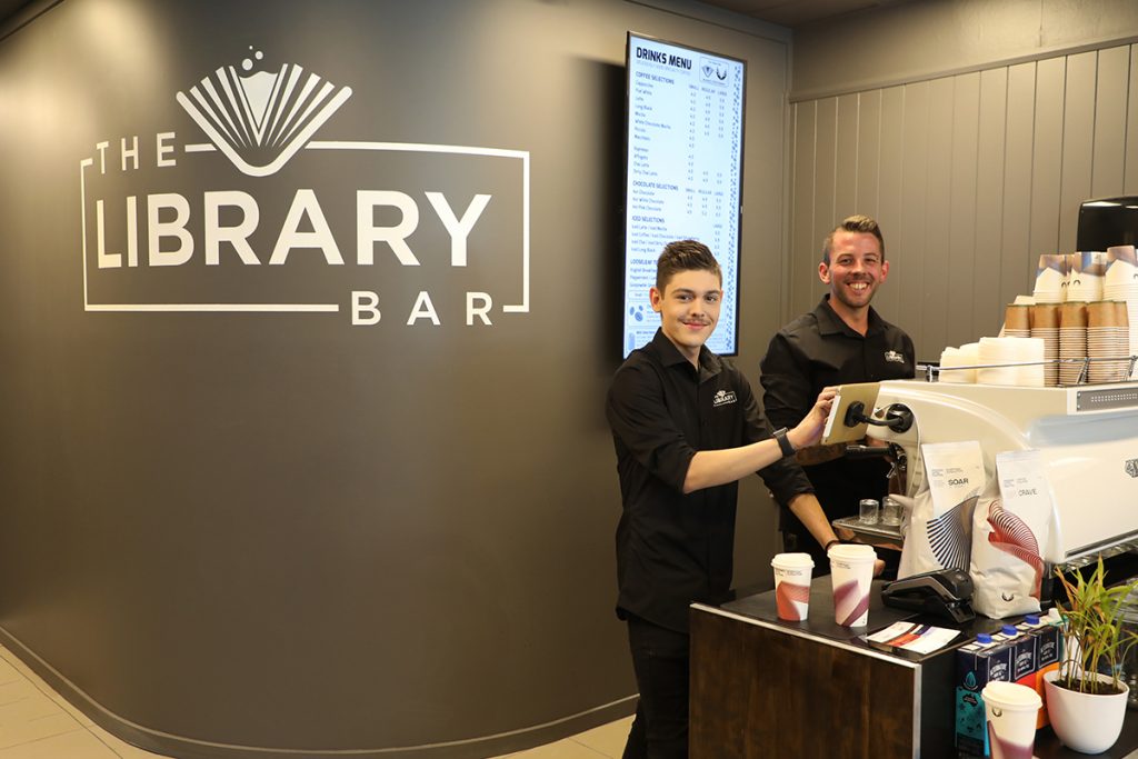 the library bar