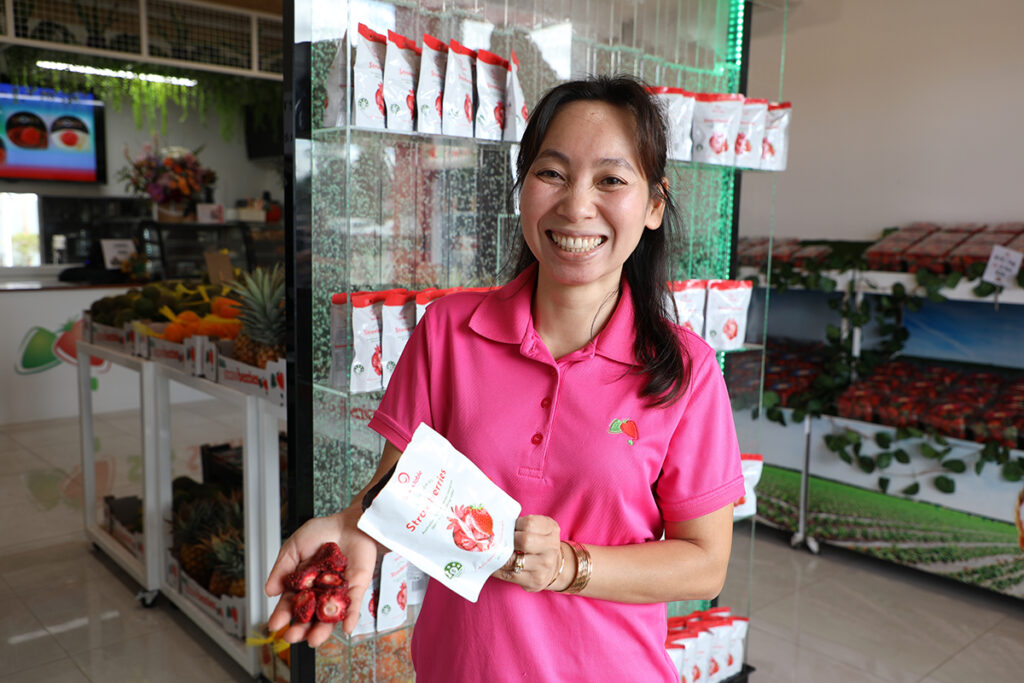 freeze dried strawberries