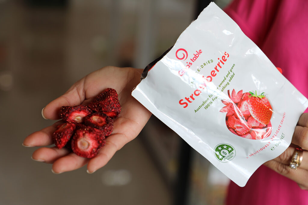 freeze dried strawberries