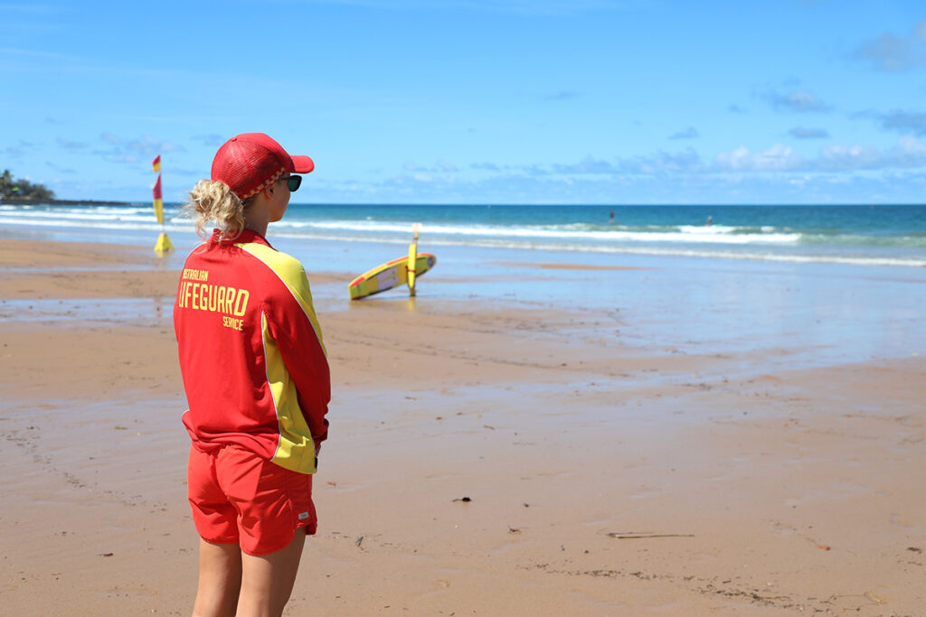 surf lifesaving season beach windy conditions