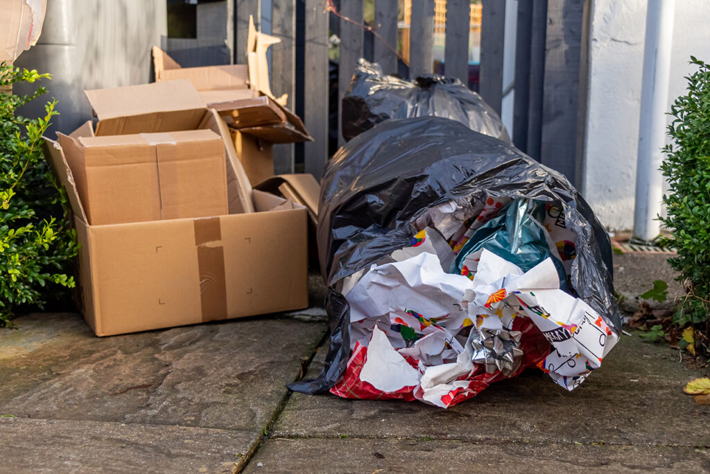 Christmas waste collection