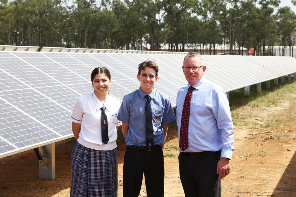 Shalom College solar farm