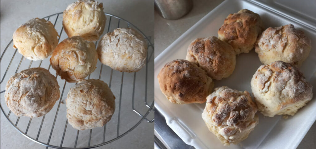 Linda lemonade scones