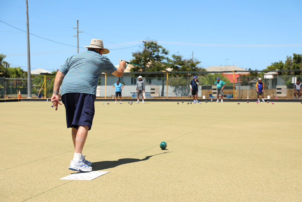 Burnett Bowls Club On the greens