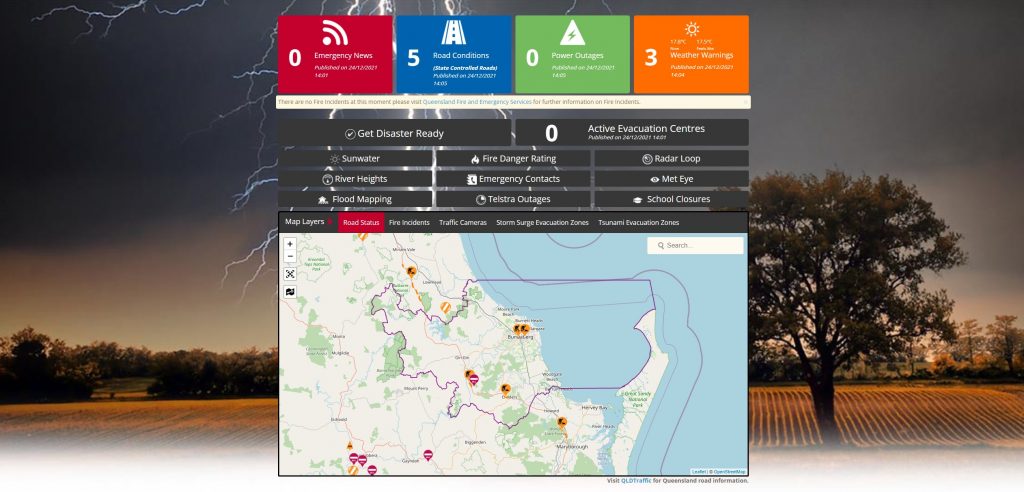 Disaster dashboard