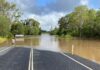 flooded road
