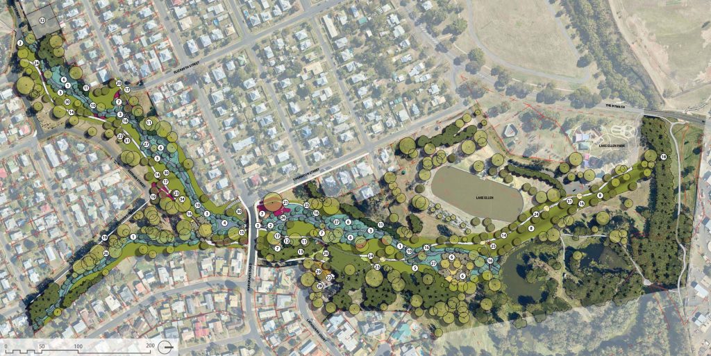 Draft Washpool Creek masterplan