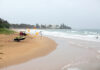 Gusty onshore winds