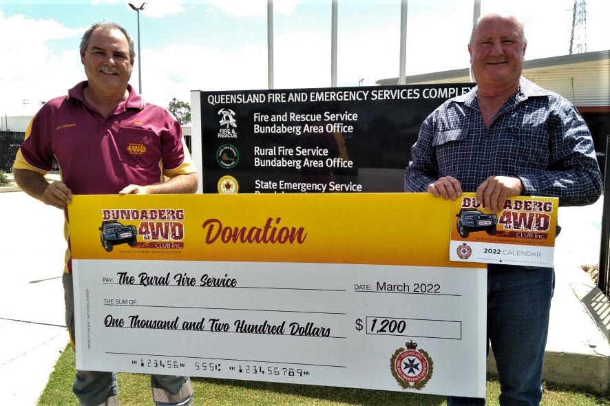 Bundaberg 4wd Club donation